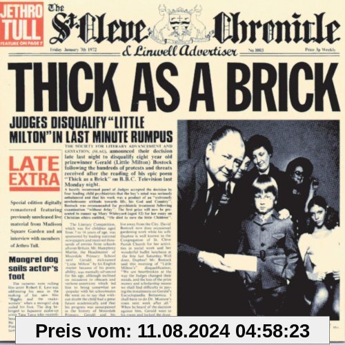 Thick As a Brick (40th Anniversary Special Limited Edition) von Jethro Tull