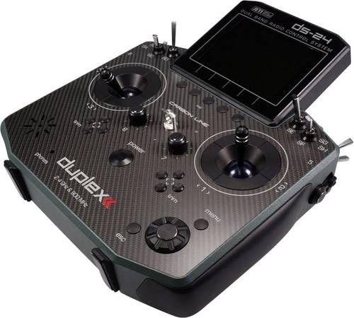 Jeti DS-24 Carbon Line, Multimode Dunkelgrün Hand-Fernsteuerung 2,4GHz Anzahl Kanäle: 24 inkl. Emp von Jeti