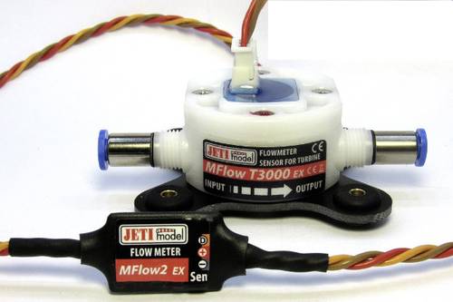 Jeti MFlow2-T3000-Turbine Durchfluss-Telemetriesensor von Jeti