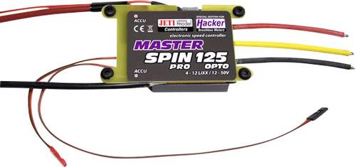 Jeti MasterSPIN 125 Pro OPTO Flugmodell Brushless Flugregler Jeti MasterSPIN 125 Pro OPTO Flugmodell Brushless Flugregler von Jeti