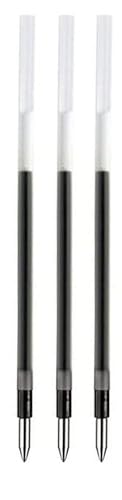 Ersatzminen für Jetstream Kugelschreiber, mehrfarbig, SXR-80-05, Schwarz, 0,5 mm, 3 Stück von Jetstream