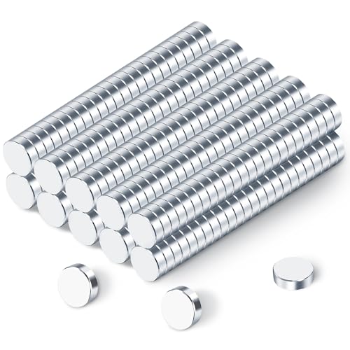 240 Stück Mini Magnete Klein, 5mm x 2mm Neodym Magnete Extra Stark, Magneten Rund Kühlschrankmagnete für Whiteboard, Magnettafel, Pinnwand, Kühlschrank, Büro, Schule von Jewan