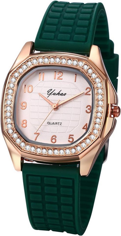 JewelryWe Damen Armbanduhr, Elegant Analog Quarz Watch, Uhr Geschenk für Frauen von JewelryWe