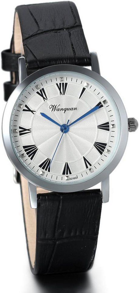 JewelryWe Damen Armbanduhr Vintage Casual Analog Watch, Quarz Leder Band Uhr mit römischen Ziffern Zifferblatt JewelryWe Damen Armbanduhr Vintage Casual Analog Watch, Quarz Leder Band Uhr mit römischen Ziffern Zifferblatt von JewelryWe