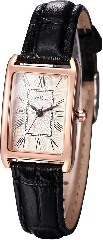 JewelryWe Hochwertiges Analoges Quarzwerk mit Römischen Ziffern Zifferblatt Watch, Langlebige Batterie für lange Nutzung mit Weiches und atmungsaktives von JewelryWe
