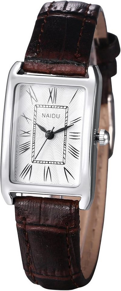 JewelryWe Hochwertiges Analoges Quarzwerk mit Römischen Ziffern Zifferblatt Watch, Langlebige Batterie für lange Nutzung mit Weiches und atmungsaktives von JewelryWe