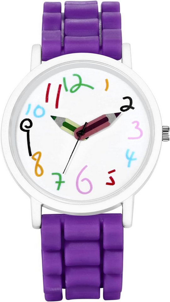 JewelryWe Klassisches Präzises Hochwertiges Quarzwerk mit langlebiger Batterie Watch, Einfache Zeiteinstellung Krone mit Wasserdicht 1 ATM Spritzwasser von JewelryWe