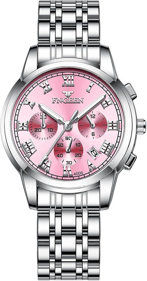 JewelryWe Präzise Zeitmessung mit Hochwertiges Quarzwerk und langlebige Batterie Watch, Wasserdicht bis 30m spritzwassergeschützt, wasserdicht für den Alltag JewelryWe Präzise Zeitmessung mit Hochwertiges Quarzwerk und langlebige Batterie Watch, Wasserdicht bis 30m spritzwassergeschützt, wasserdicht für den Alltag von JewelryWe