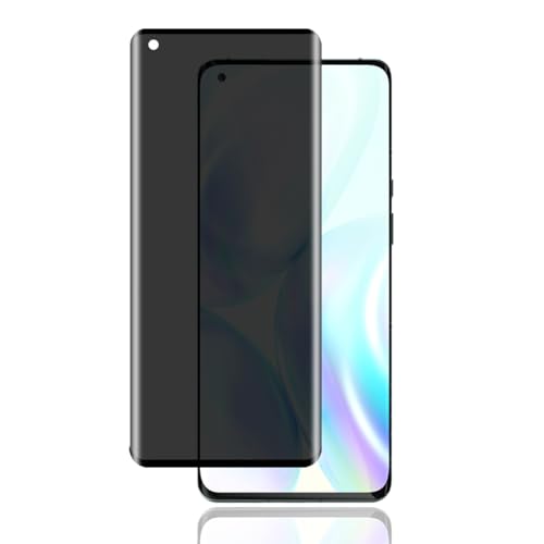 Jewloofa Schutzfolie für Oneplus 9 Pro Privacy Panzer Schutz Glas, 1 Stück Anti Spähen Privatsphäre Sichtschutzfolie, 9H/Blasenfrei, Anti-Spy Panzerfolie für Oneplus 9 Pro von Jewloofa