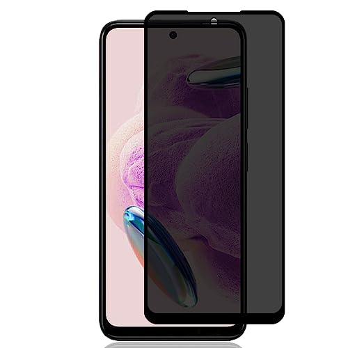 Jewloofa Schutzfolie für Xiaomi Redmi Note 12S Privacy Panzer Schutz Glas, 1 Stück Anti Spähen Privatsphäre Sichtschutzfolie, 9H/Blasenfrei, Anti-Spy Panzerfolie für Xiaomi Redmi Note 12S von Jewloofa