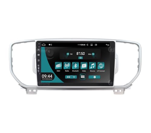 Autoradio für Für Kia Sportage (ab 2016) Mit Basic-Radio Android GPS Bluetooth WiFi USB DAB+ Touchscreen 9" 8core Carplay AndroidAuto von Jf Sound car audio system