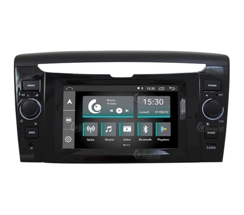 Autoradio für Für Lancia Ypsilon (ab 2014) Mit Standardradio Ohne Front-USB Und Mit Cd-Player Android GPS Bluetooth WiFi USB DAB+ Touchscreen 6.2" 8core Carplay AndroidAuto von Jf Sound car audio system