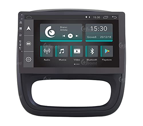Costum fit Autoradio für FIAT Talento Android GPS Bluetooth WiFi Dab USB Full HD Touchscreen Display 10" Easyconnect von Jf Sound car audio system