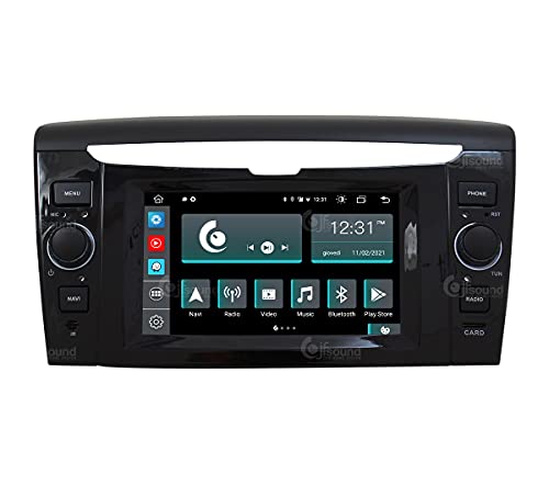 Costum fit Autoradio für Lancia Ypsilon Android GPS Bluetooth WiFi Dab USB Full HD Touchscreen Display 6.2" Easyconnect 8-Kern-Prozessor Sprachbefehle von Jf Sound car audio system