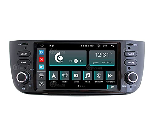 Personalisiertes Autoradio für FIAT Punto Evo Android GPS Bluetooth WiFi USB DAB+ Touchscreen 6.2" 8core Carplay AndroidAuto von Jf Sound car audio system