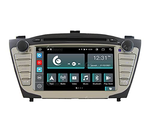 Personalisiertes Autoradio für Hyundai IX35 mit GPS, Kamera, Verstärker und großem LCD als Standard Android GPS Bluetooth WiFi USB DAB+ Touchscreen 7" 8core Carplay AndroidAuto von Jf Sound car audio system