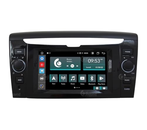 Personalisiertes Autoradio für Lancia Ypsilon serienmäßig ohne Front-USB Android GPS Bluetooth WiFi USB DAB+ Touchscreen 7" 8core Carplay AndroidAuto von Jf Sound car audio system