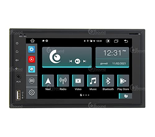 Universal Autoradio 2DIN Android GPS Bluetooth WiFi Dab USB Full HD Touchscreen Display 6.2" Easyconnect Easyconnect 8-Kern-Prozessor Sprachbefehle von Jf Sound car audio system