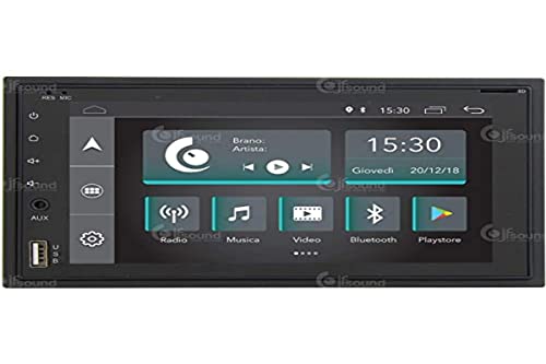Universal Autoradio 2DIN Android GPS Bluetooth WiFi Dab USB Full HD Touchscreen Display 6.2" Easyconnect von Jf Sound car audio system
