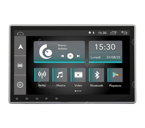 Universelles Autoradio 1 Din Android GPS Bluetooth WiFi USB DAB+ Touchscreen 10" 4core Carplay AndroidAuto von Jf Sound car audio system