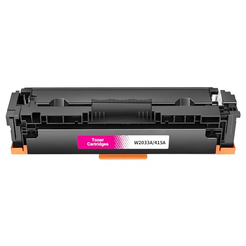 415A Toner (Mit Chip) Kompatible für HP 415A Multipack Tonerkartusche für W2030A W2032A W2030X W2031A W2033A Color Laserjet Pro MFP M479fdw Toner M479fnw M479fdn M479dw M454dn M454dw M479 (1x Magenta) von Jhaan