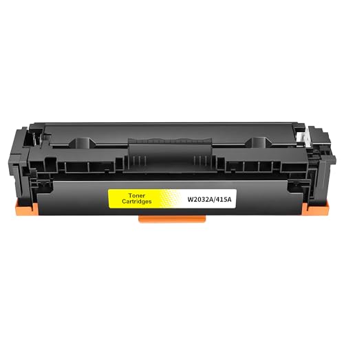 415A Toner (Mit Chip) Kompatible für HP 415A Multipack Tonerkartusche für W2030A W2032A W2030X W2031A W2033A Color Laserjet Pro MFP M479fdw Toner M479fnw M479fdn M479dw M454dn M454dw M479 (1x Gelb) von Jhaan