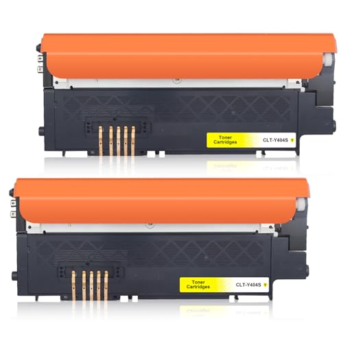 CLT-P404C CLT-404S Toner für Samsung C480W Kompatibel für Toner Samsung Xpress SL C480F WC430W C430 C480 CF480FN C48X C43X Series Drucker (2X Gelb) von Jhaan