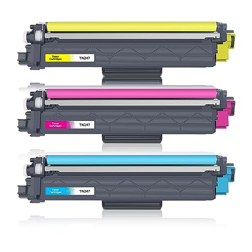 TN-243CMYK TN247 Toner Kompatibel für Brother MFC L3750CDW DCP-L3550CDW Toner MFC-L3750CDW MFC-L3770CDW MFC-L3730CDN HL-L3230CDW HL-L3210CW MFC-L3710CW TN243CMYK TN 247 TN-243, 3er-Pack von Jhaan