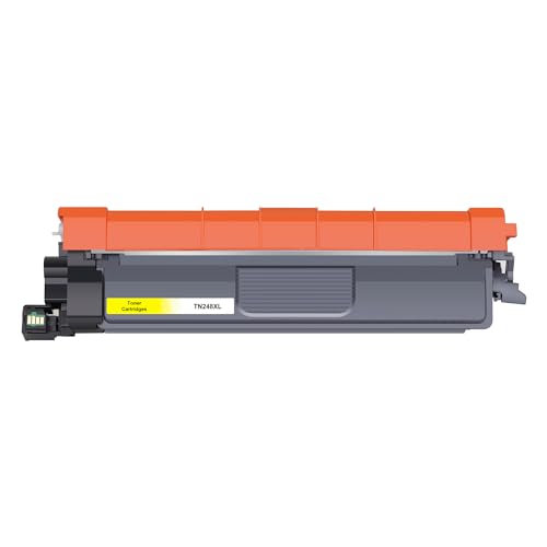 TN248 TN248XL Toner Kompatibel für TN-248 Toner für TN-248XL Brother MFC-L3760CDW DCP-L3520CDWE DCP-L3520CDW DCP-L3560CDW MFC-L8390CDW MFC-L3740CDWE MFC-L3740CDW (1X Gelb) von Jhaan