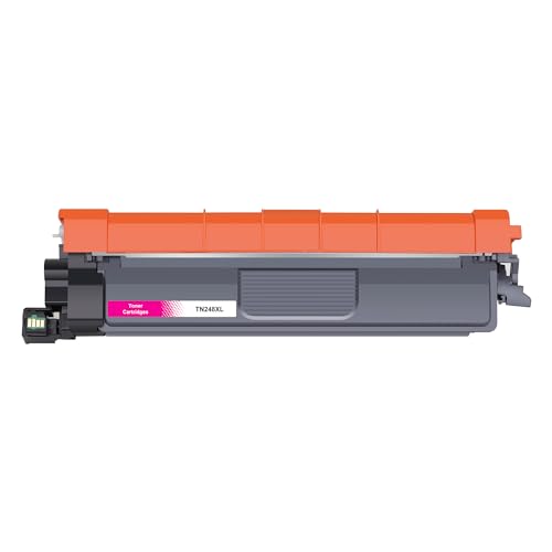 TN248 TN248XL Toner Kompatibel für TN-248 Toner für TN-248XL Brother MFC-L3760CDW DCP-L3520CDWE DCP-L3520CDW DCP-L3560CDW MFC-L8390CDW MFC-L3740CDWE MFC-L3740CDW (1X Magenta) von Jhaan