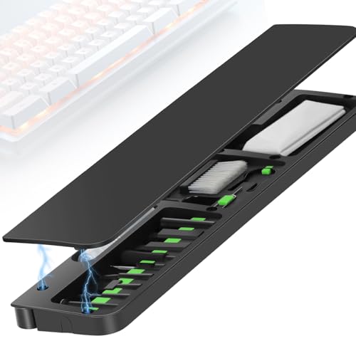 Handgelenkauflage für Tastatur mit Reinigungskits, Wrist Rest, zur Schmerzlinderung, Handgelenkschutz für lange Arbeitszeiten, Gaming, Lernen, schwarz Handgelenkauflage für Tastatur mit Reinigungskits, Wrist Rest, zur Schmerzlinderung, Handgelenkschutz für lange Arbeitszeiten, Gaming, Lernen, schwarz von JiaTeums