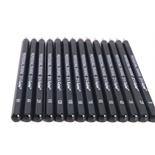 14 PCS/Set 6H – 12B Professionelle Künstler Kunst Skizze Zeichnen Bleistift Craft Werkzeug von Jiacheng29