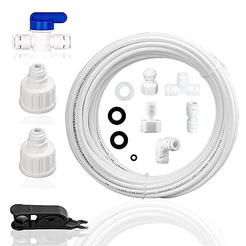 Wasserfilter Schlauch 1/4,Wasserzulaufleitung Universal Anschluss-set,Kühlschrankschlauch,Anschluss-set Für Kühlschrank,Side By Side Anschluss Set Wasserfilter Schlauch 1/4,Wasserzulaufleitung Universal Anschluss-set,Kühlschrankschlauch,Anschluss-set Für Kühlschrank,Side By Side Anschluss Set von Jiahuade