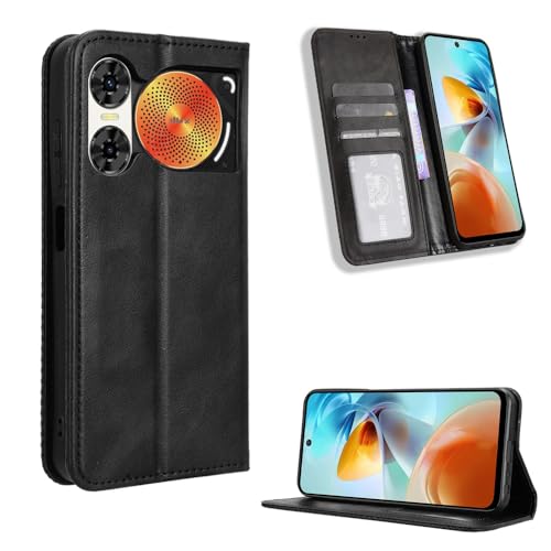 Jiajihua Hülle Kompatibel mit ZTE Nubia Music 2 Etui PU-Leder Flip Kickstand Wallet Card Slot Magnetischer Verschluss Black Jiajihua Hülle Kompatibel mit ZTE Nubia Music 2 Etui PU-Leder Flip Kickstand Wallet Card Slot Magnetischer Verschluss Black von Jiajihua