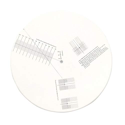 Tonabnehmer-Kalibrierung Plattenspieler Kartusche Ausrichtung Winkelmesser Matte Turntable Accessor LP Vinyl Schallplatten Kalibrierplatte Distanzmesser Winkelmesser Einstellwerkzeug von Jiakalamo