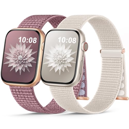 Jiamus 2 Stück Nylon Armband Kompatibel mit Apple Watch Armband 38mm/40mm/41mm/42mm(Series 10),Gewebtes Klettverschluss Sport Loop Armbänder für iWatch SE Ultra Series 10 9 8 7 6 5 4 3 2 1 Jiamus 2 Stück Nylon Armband Kompatibel mit Apple Watch Armband 38mm/40mm/41mm/42mm(Series 10),Gewebtes Klettverschluss Sport Loop Armbänder für iWatch SE Ultra Series 10 9 8 7 6 5 4 3 2 1 von Jiamus