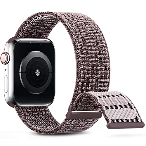 Jiamus Nylon Solo Loop Armband Kompatibel mit Apple Watch Armband 40mm 41mm 38mm 44mm 42mm 45mm,Verstellbare Elastisch Ersatz Sport Klett Armband für iWatch Series 9 8 7 6 5 4 3 2 1 SE Ultra/Ultra 2 von Jiamus