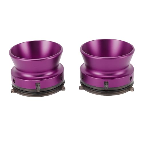 1 Paar Nab Nab-Adapter, 1/4 10 Zoll-Band öffner, Poliertes Aluminium-Nab-Hub-Gerät, Universal Ladegerät für Studer, ReVox, B67, Tape Recorder Zubehör (violett) von Jiawu