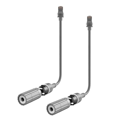 2er-Pack Starlink-Ethernet-Kabel-Adapter, SPX-Stecker auf RJ45-Anschlüsse, Entworfen für Gen3 Dish und Router, Rechteckiges Starlink-Satelliten-V3-Zubehör (1M+1M) von Jiawu