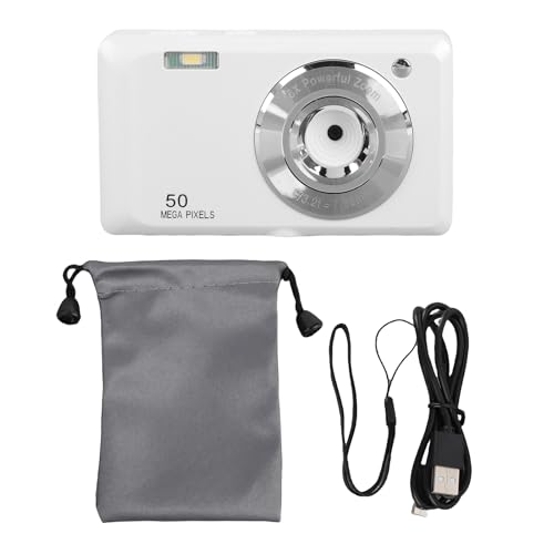 4K-Digitalkamera, 50-MP-Autofokus-Vlogging-Kamera, 2,7-Zoll-Farbdisplay, 16-facher Zoom, tragbare kompakte Digitale Point-and-Shoot-Kamera für Teenager, Erwachsene und Anfänger von Jiawu