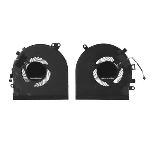 CPU-Lüfter, 4-poliger Ersatz-GPU-Lüfter Vorgesehen, Laptop-GPU-Lüfter, Anwendbar für Blade 15 RZ09-0369A RZ09-0369 RZ09-0369AE22 DC 5V (CPU- und GPU-Lüfter) von Jiawu