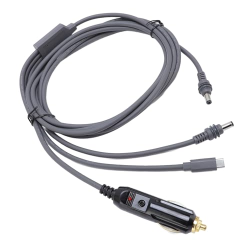 Jiawu -Gleichstromkabel für Zigarettenanzünder, Gleichstrom-Autostromkabel für Satelliten 18 AWG, Plug-and-Play, wasserdichtes Gleichstrom-Autoladegerät-Netzkabel für LKWs (2 Meter) von Jiawu