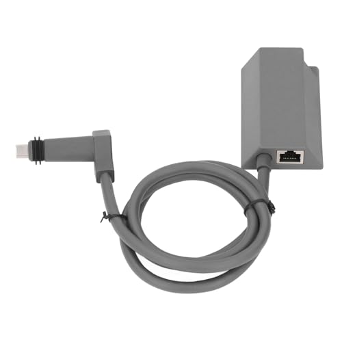 Ethernet-Adapter für Satelliten-Internet V2, Dishy-Kabeladapter auf RJ45 Zum Anschluss des PoE-Injektors, Geeignet für Dishy V2 Internet-Kit von Jiawu