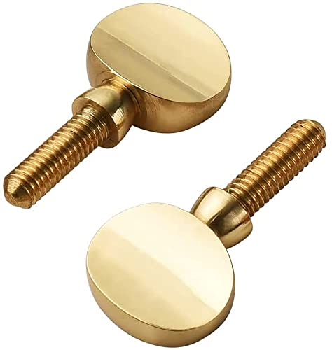 Jiayouy 2 Stück Saxophon-Hals-Schraube Anziehschraube Messing Musikinstrumente Teile für Sopran-Alt-Tenor-Saxophon, goldenes Gewinde 4 mm Jiayouy 2 Stück Saxophon-Hals-Schraube Anziehschraube Messing Musikinstrumente Teile für Sopran-Alt-Tenor-Saxophon, goldenes Gewinde 4 mm von Jiayouy
