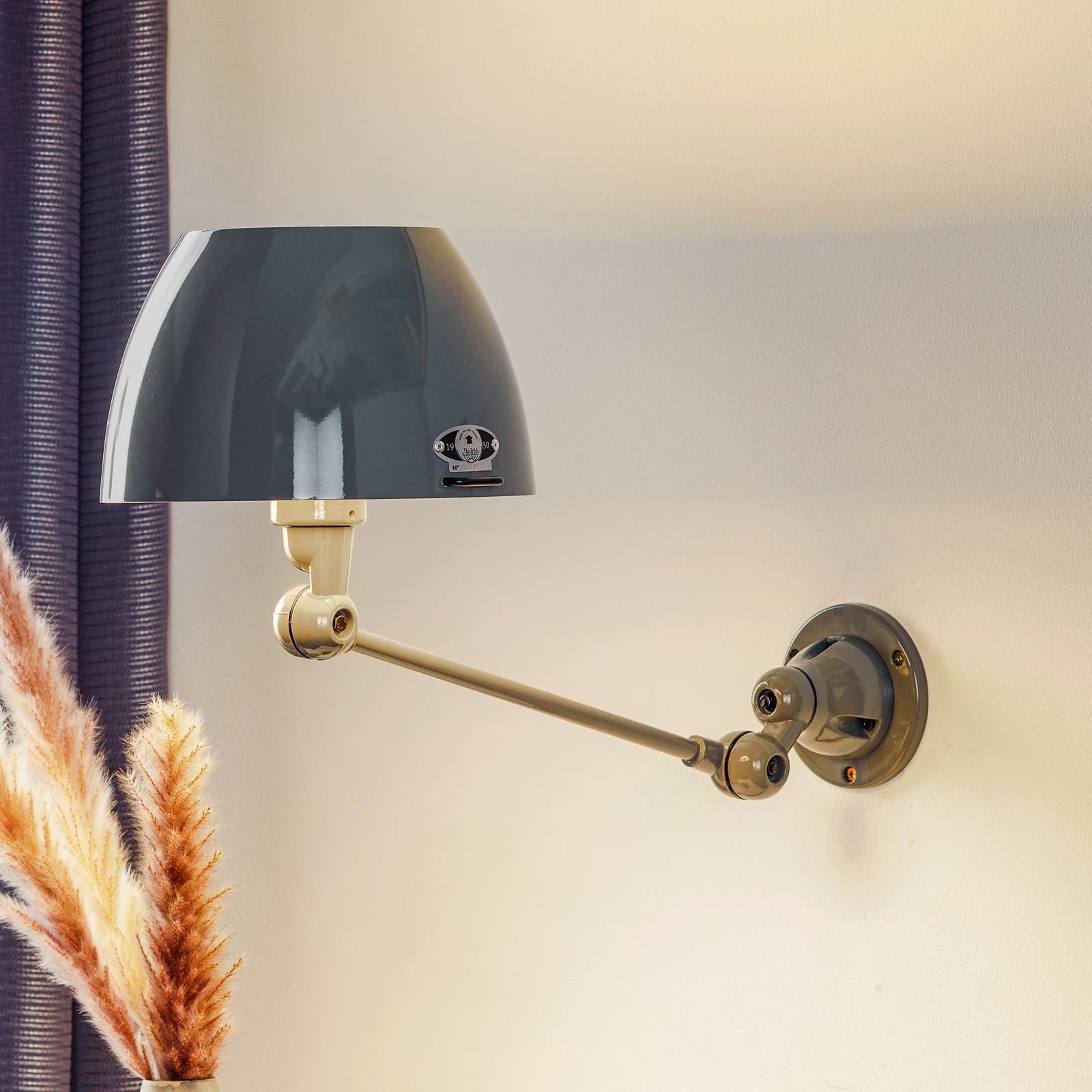 Jieldé Aicler AIC301 Wandlampe Gelenkarm grau von Jieldé