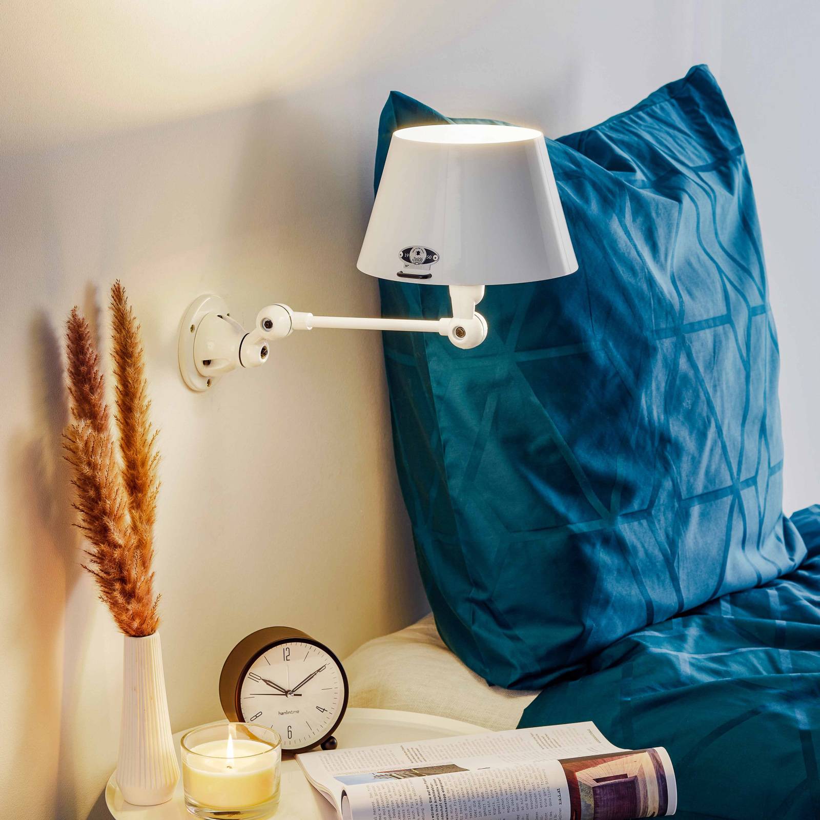 Jieldé Aicler AID701 Gelenk-Wandlampe, weiß Jieldé Aicler AID701 Gelenk-Wandlampe, weiß von Jieldé