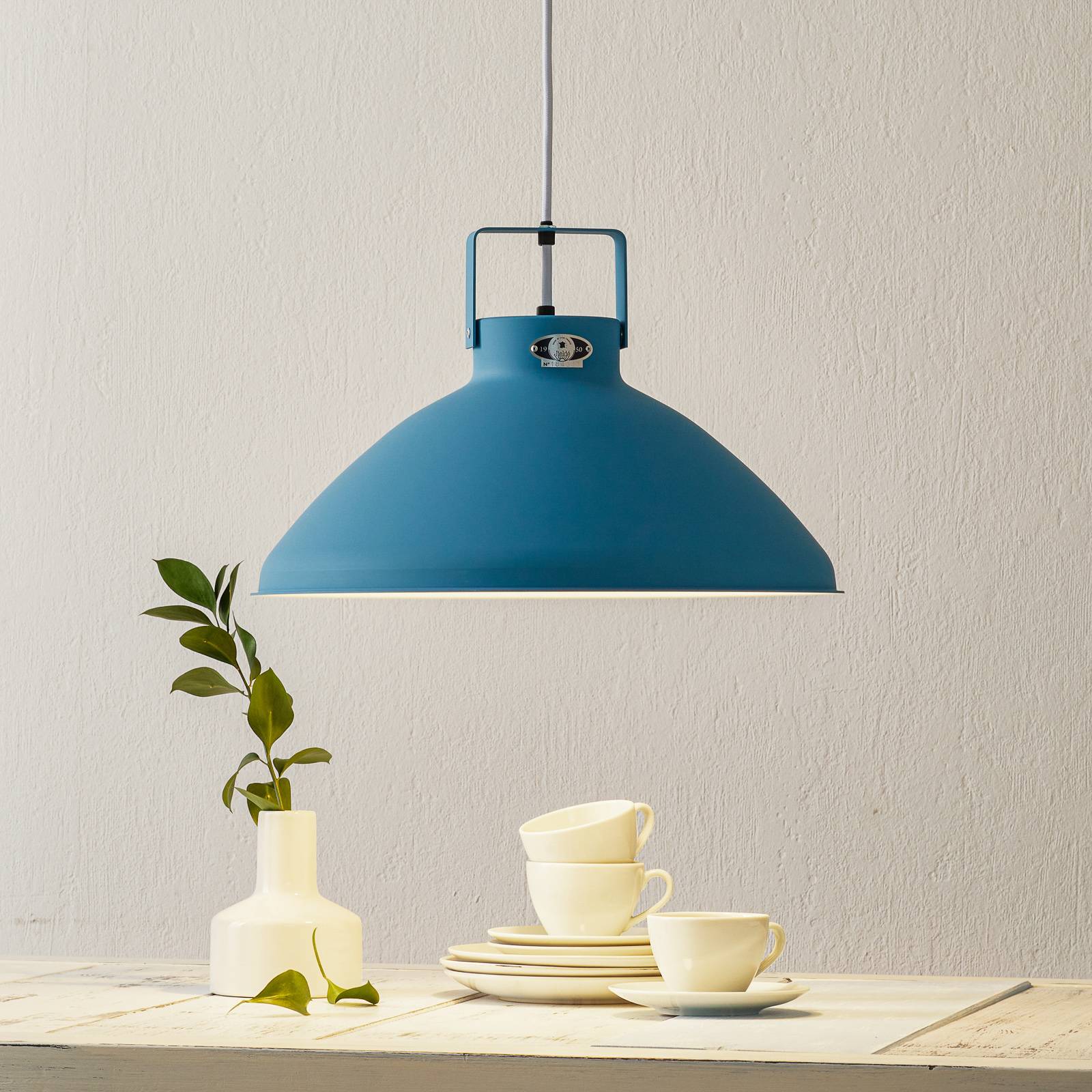 Jieldé Beaumont B360 Hängelampe hellblau matt Jieldé Beaumont B360 Hängelampe hellblau matt von Jieldé