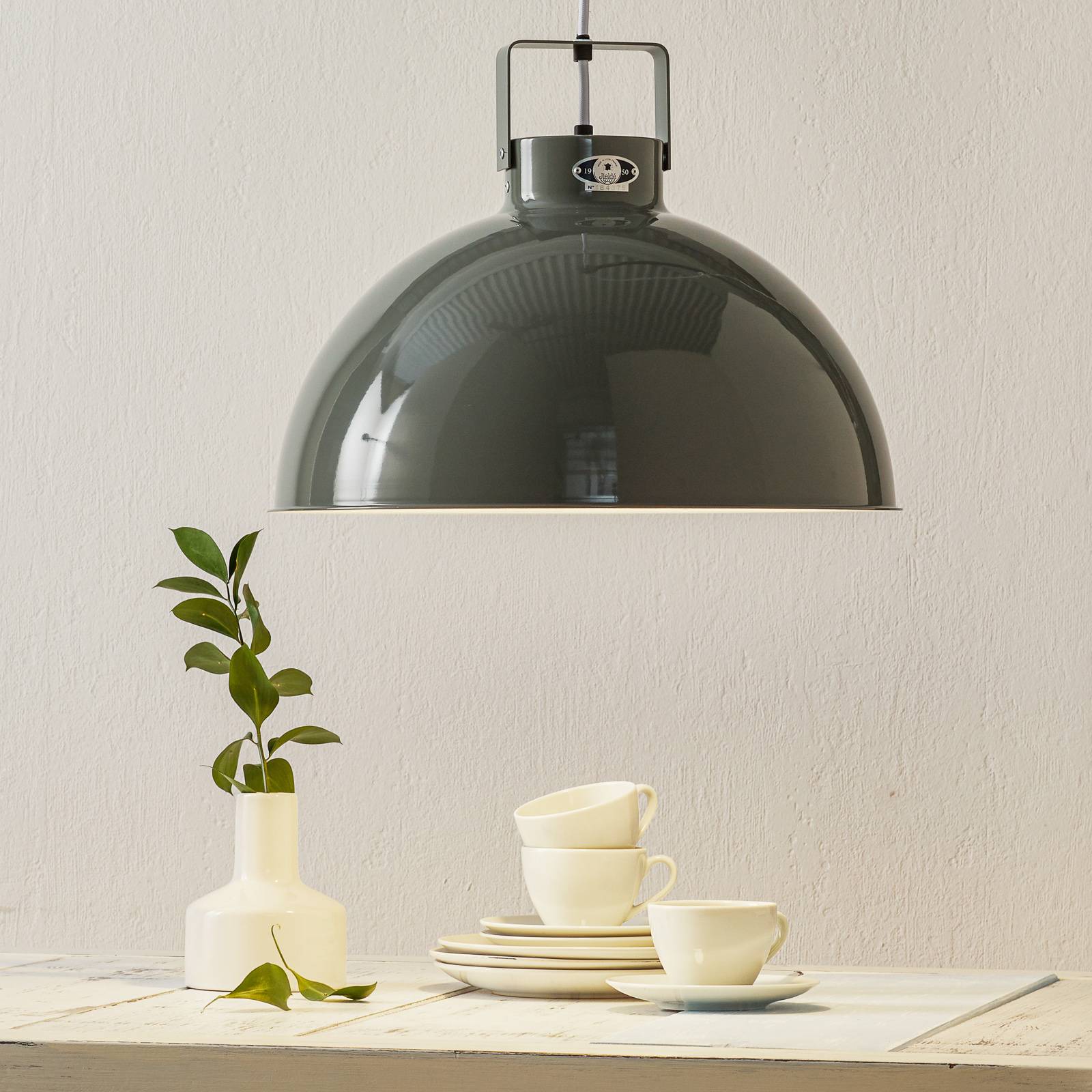 Jieldé Dante D450 Hängeleuchte, grau, Ø 45 cm Jieldé Dante D450 Hängeleuchte, grau, Ø 45 cm von Jieldé