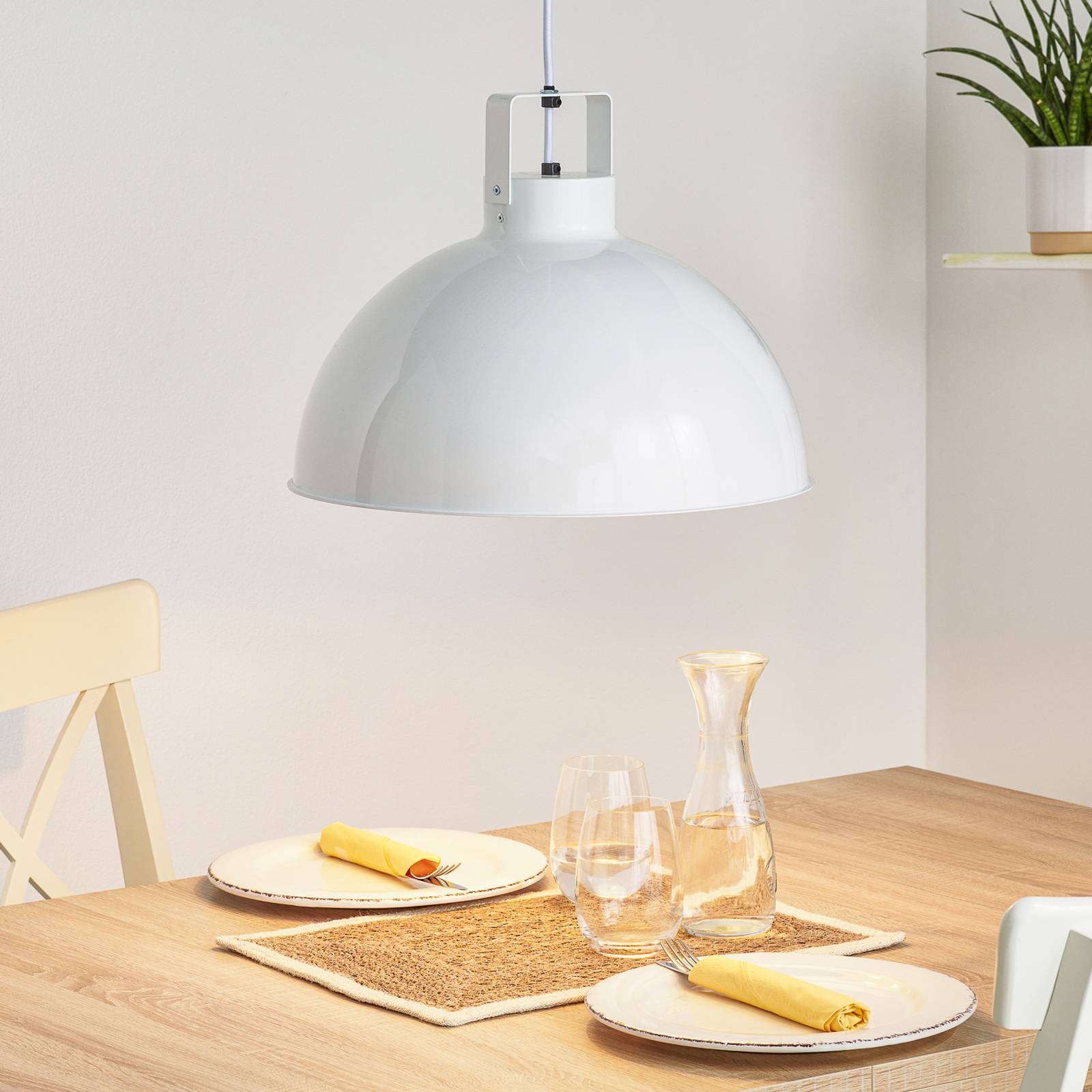 Jieldé Dante D450 Hängeleuchte, weiß, Ø 45 cm Jieldé Dante D450 Hängeleuchte, weiß, Ø 45 cm von Jieldé