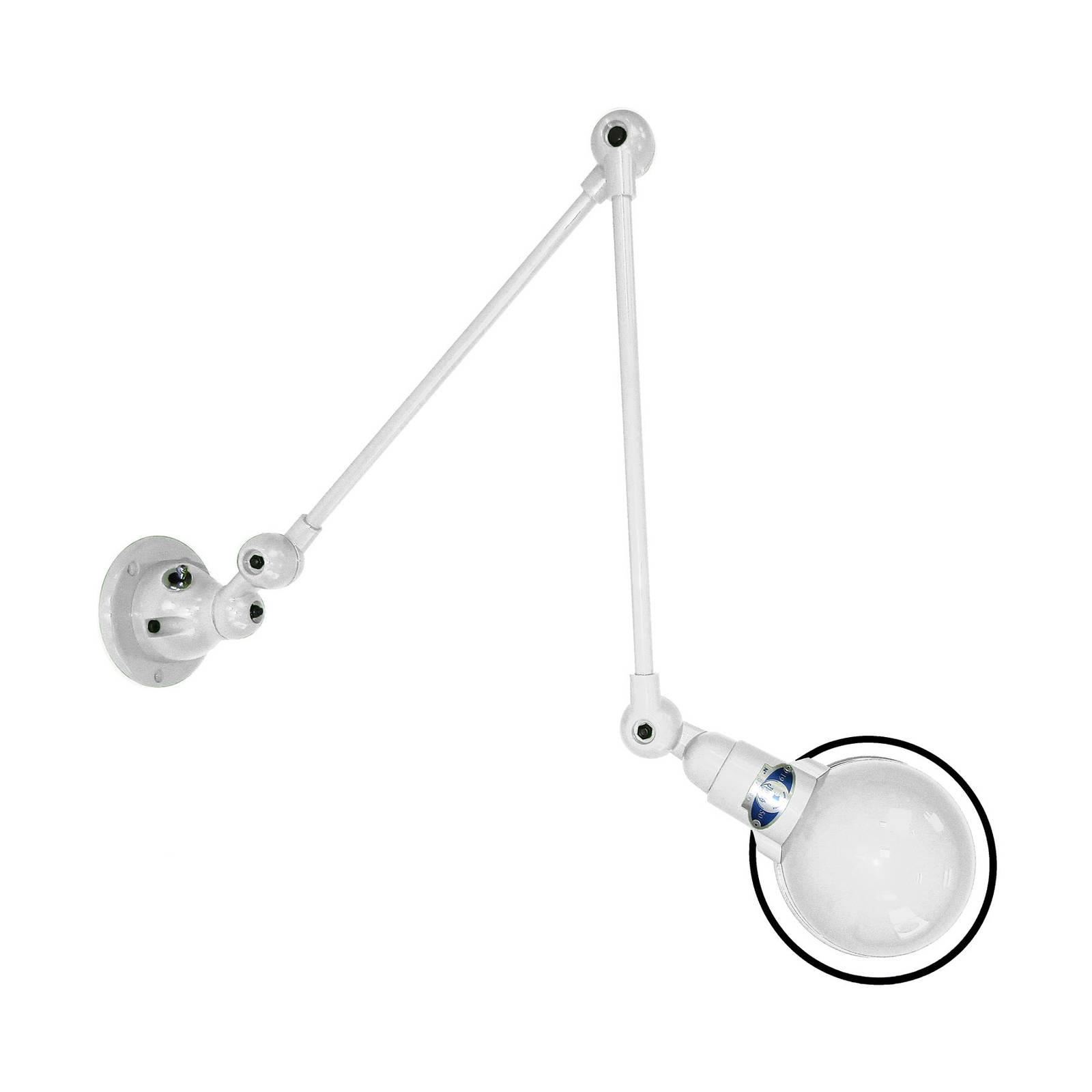 Jieldé Signal SI331 Wandlampe 2fach-Arm weiß von Jieldé